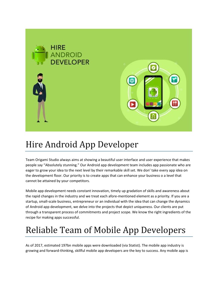 How to hire an app developer